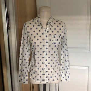 Boden polka dot button down shirt